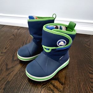 COPY - Crocs Navy Winter Boots Size 6